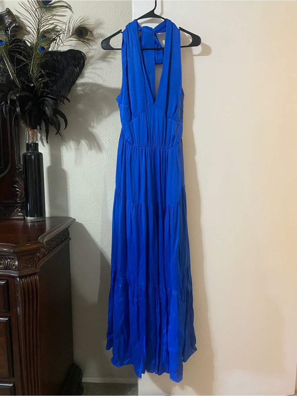 Nordstrom Blue Halter Top Dress Size Medium